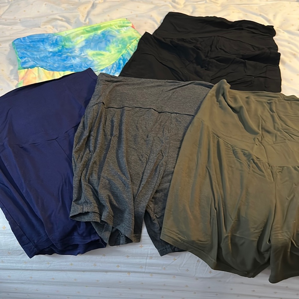 Maternity Shorts 5 pairs for $25